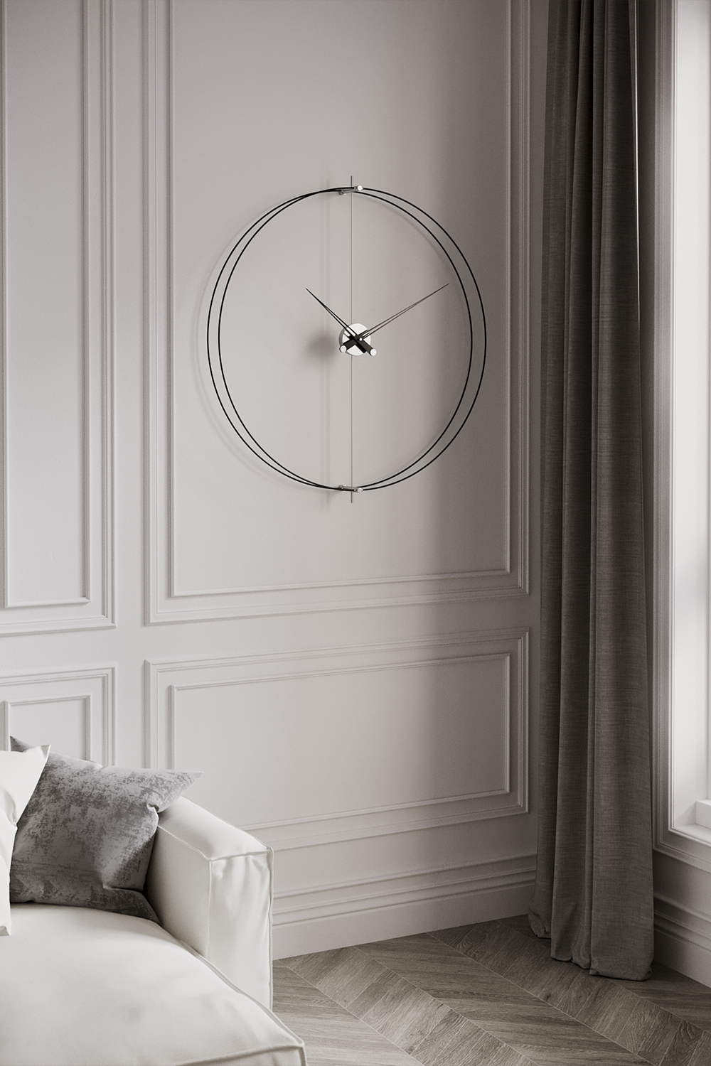Mclocks-Mclocks Timeless Simple 90 Dekoratif duvar saati-Duvar Saati-1-fleurdirect.live