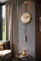 Mclocks-Serenity 45 antik gold Dekoratif duvar saati-Duvar Saati-1-fleurdirect.live