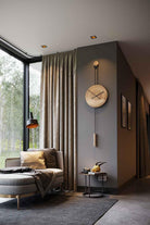 Mclocks-Serenity 45 antik gold Dekoratif duvar saati-Duvar Saati-3-fleurdirect.live