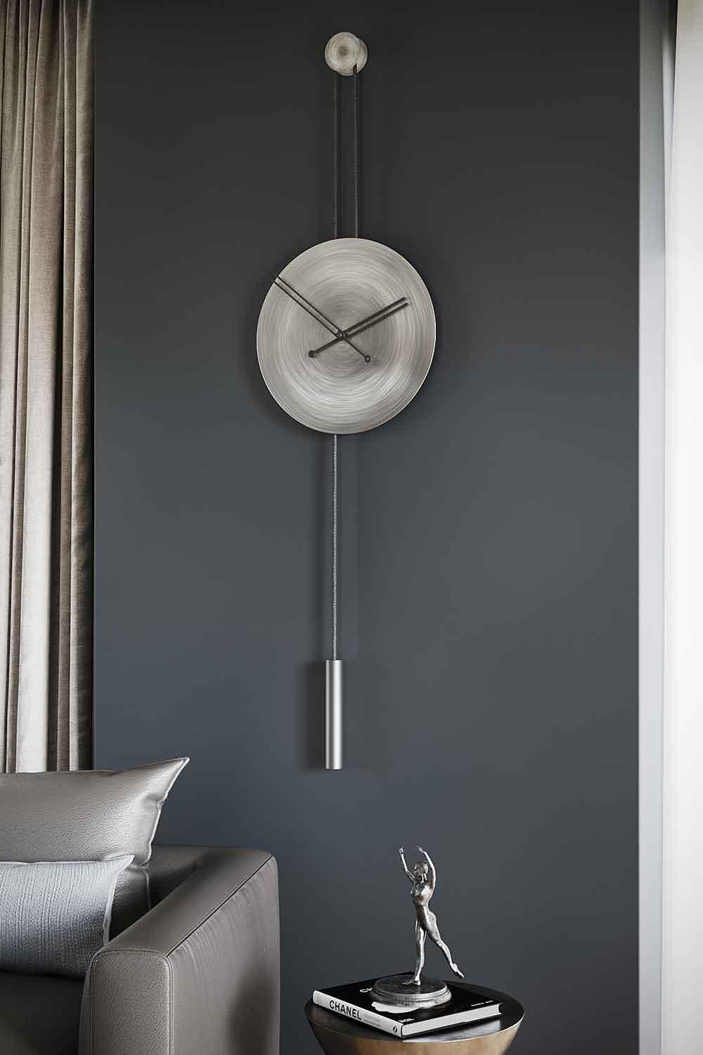 Mclocks-Serenity 45 antik krom Dekoratif duvar saati-Duvar Saati-2-fleurdirect.live