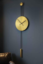 Mclocks-Serenity 45 mat gold Dekoratif duvar saati-Duvar Saati-2-fleurdirect.live