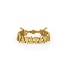 Melon-Melon Zigzag Gold Two Bileklik-Bileklik-1-fleurdirect.live
