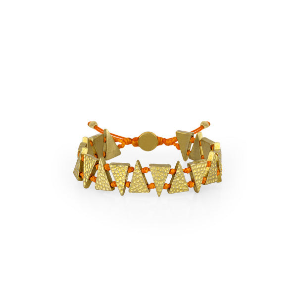Melon-Melon Zigzag Gold Two Bileklik-Bileklik-1-fleurdirect.live