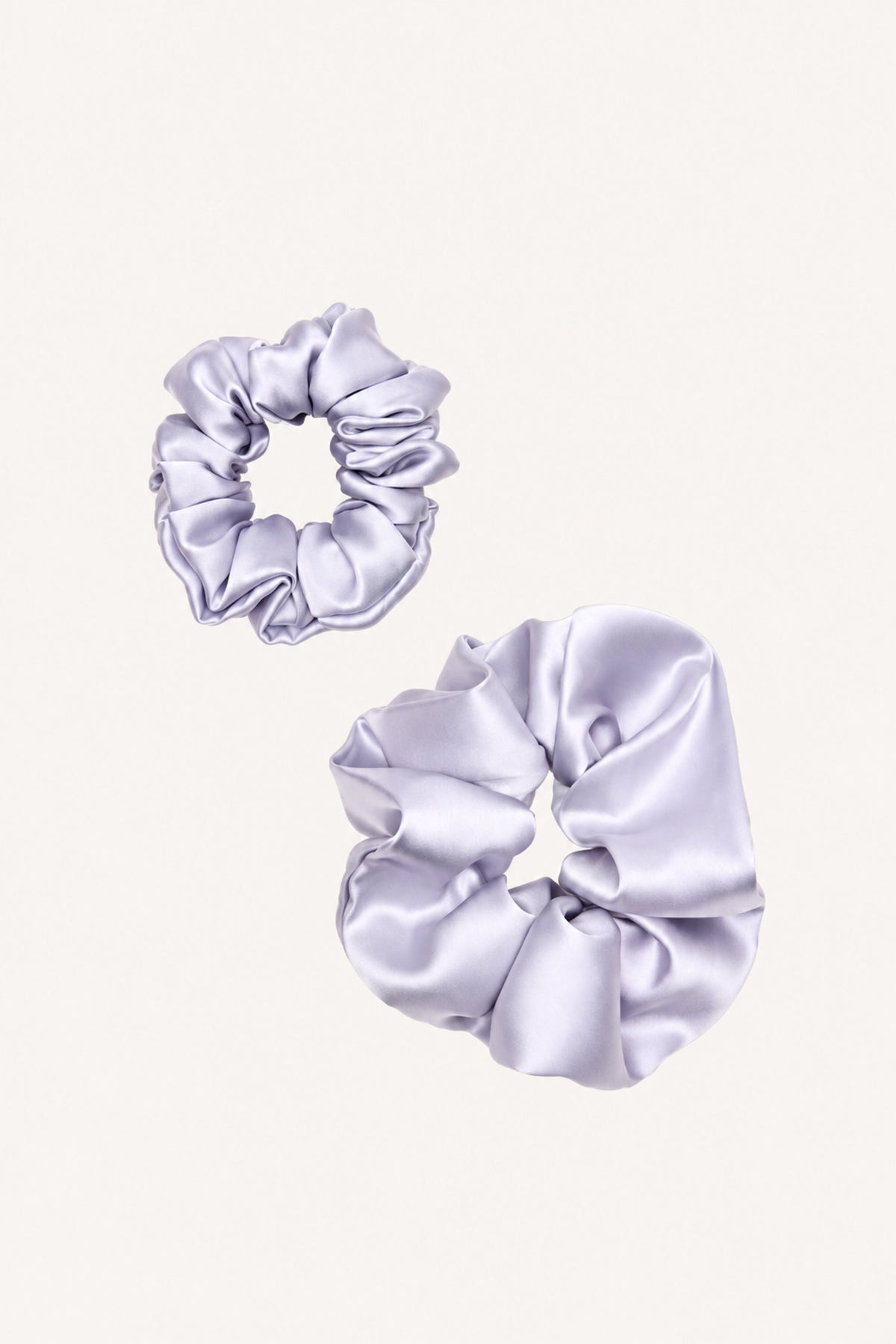 Pure Silk Scrunchie Baby Blue