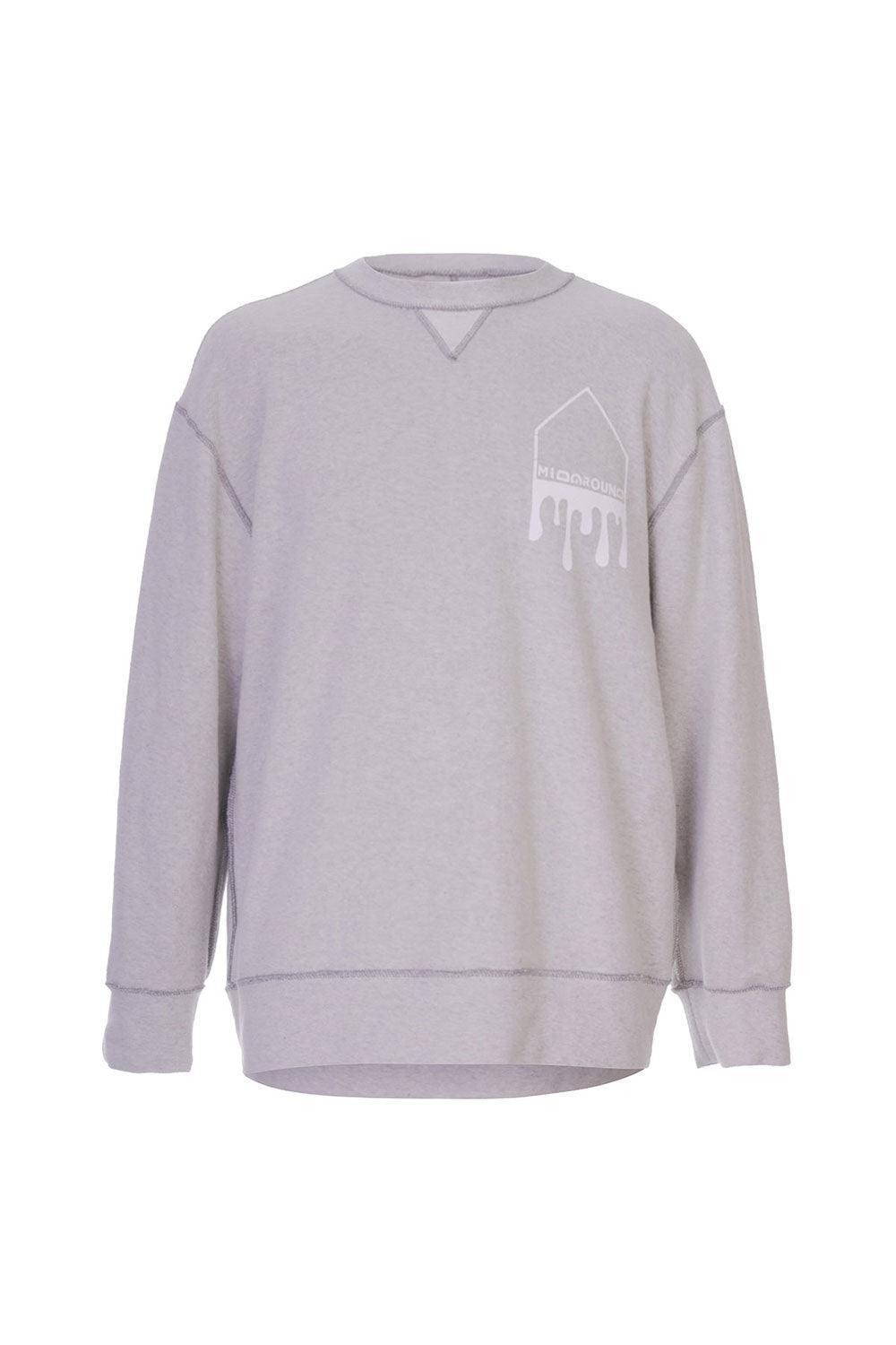 Midground-Ters Dikişli Sweatshirt-Sweatshirts & Hoodies-1-fleurdirect.live