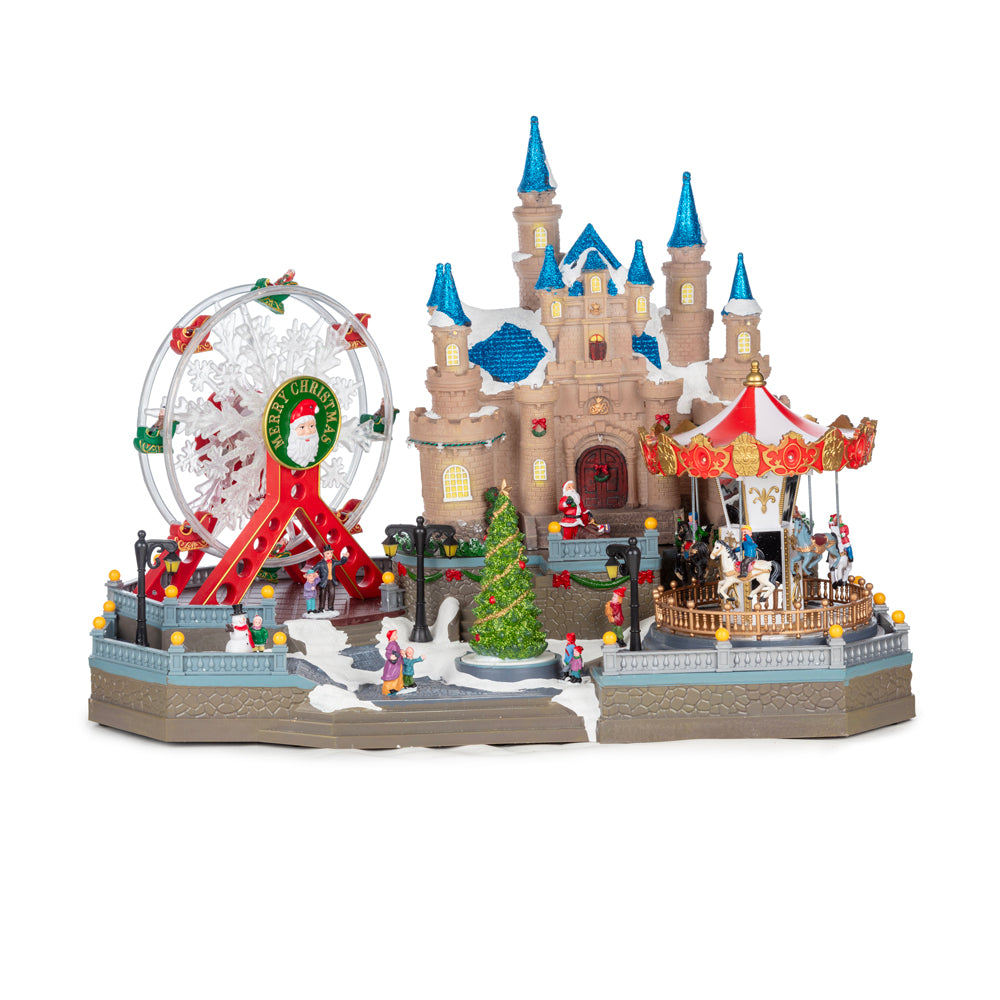Milagron Home-Noel şatosu Ve Lunapark-Yılbaşı Süsleri-1-fleurdirect.live