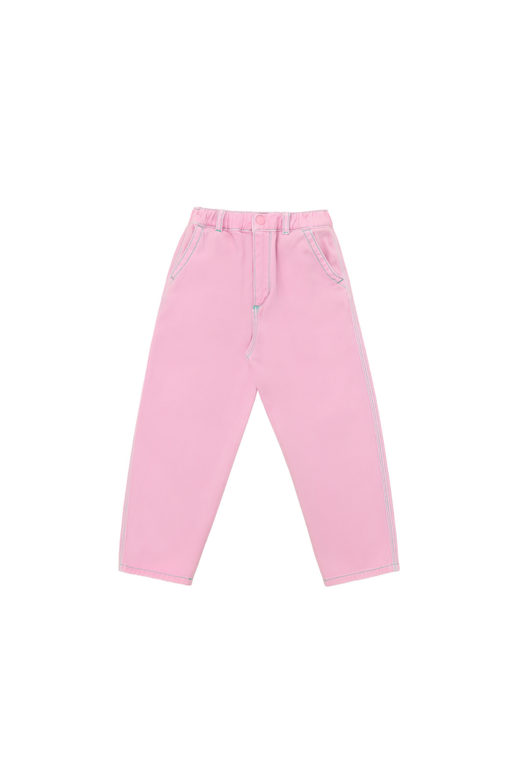 Kontrast Dikişli Tencel Jean - 0