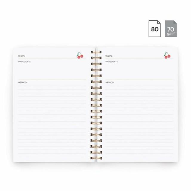 Miquelrius-Miquelrius Happy Fruits A5 Telli Yemek Tarif Defteri-Defter-2-fleurdirect.live