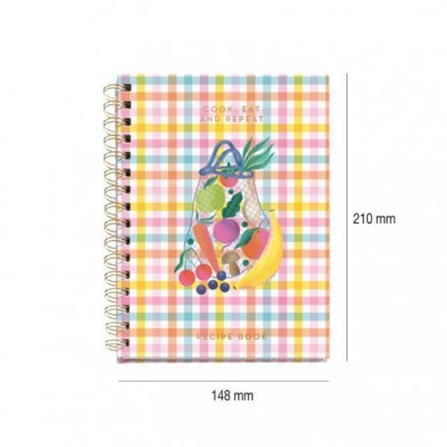 Miquelrius-Miquelrius Happy Fruits A5 Telli Yemek Tarif Defteri-Defter-3-fleurdirect.live