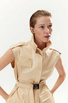Mirimalist-Eli Cargo Dress-Elbise-3-fleurdirect.live