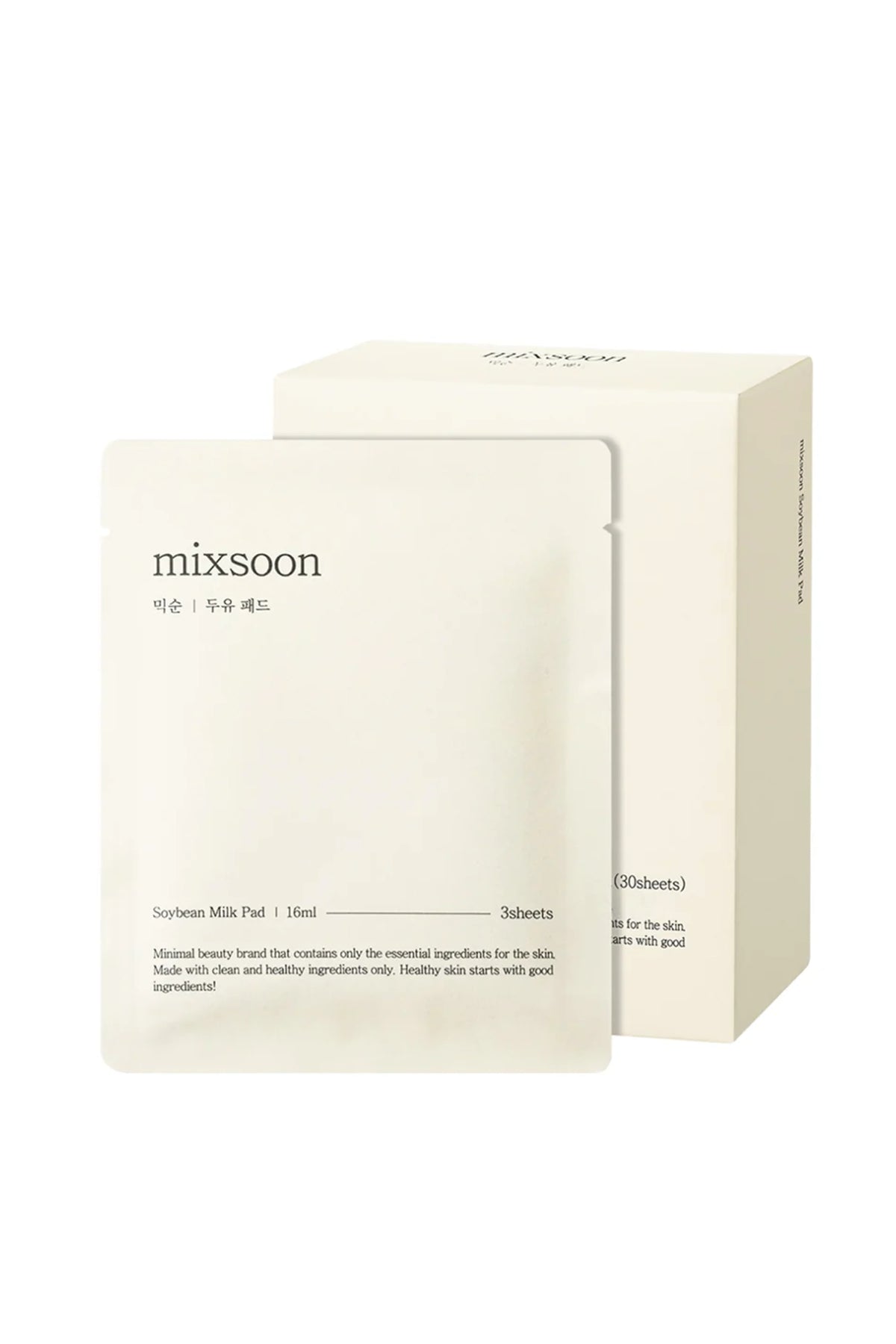 Mixsoon-Mixsoon Soybean Milk Pads / 10x3 Pads Yoğun Nemlendirici & Besleyici Ped-Yüz Pedi-2-fleurdirect.live