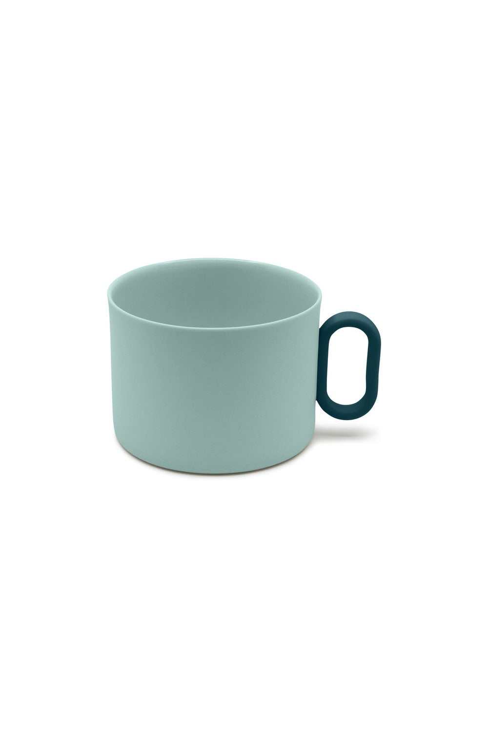 Sade Büyük Mug - Renkli Kulp