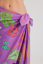 Mokoshe-Saga In Mauritius & Purple And Green-Şal & Fular-7-fleurdirect.live