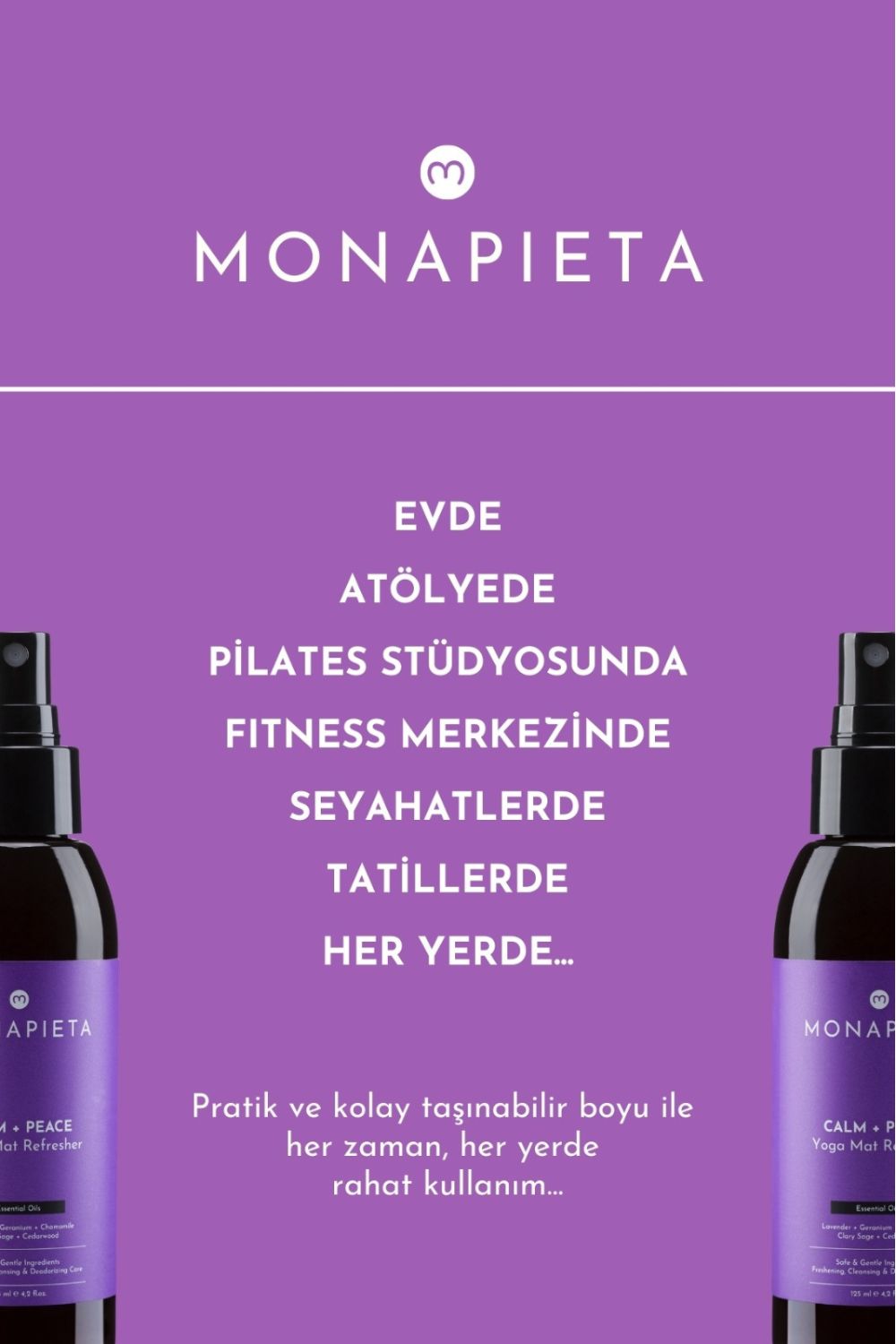 Monapieta-Monapieta Tazeleyici Yoga Matı Temizleme Spreyi | Yenileyici & Koku Giderici | Sakin & Huzurlu Aura | 3x125 Ml-Oda Kokusu-6-fleurdirect.live