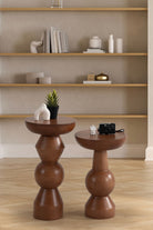 More Wood Design-Enva 2'li Ahşap Sehpa-Sehpa-1-fleurdirect.live