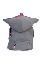 Morikukko-Grey Basic Fuschsia-Sırt Çantası-1-fleurdirect.live