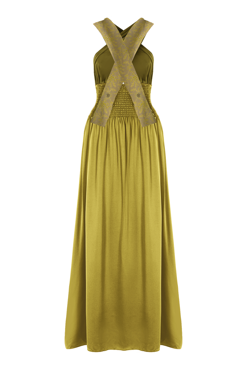 Movom Swimwear-Aspen Criss Cross Maxi Dress🌱-Elbise-5-fleurdirect.live