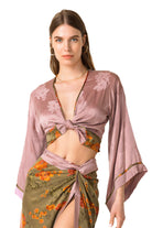 Movom Swimwear-Harper Tie Front Blouse🌱-Bluz-2-fleurdirect.live