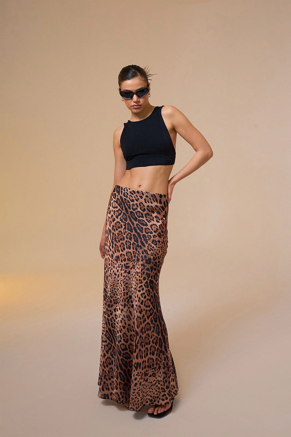 Mozto-Larissa Leopar Printed Maxi Skirt-Etek-3-fleurdirect.live