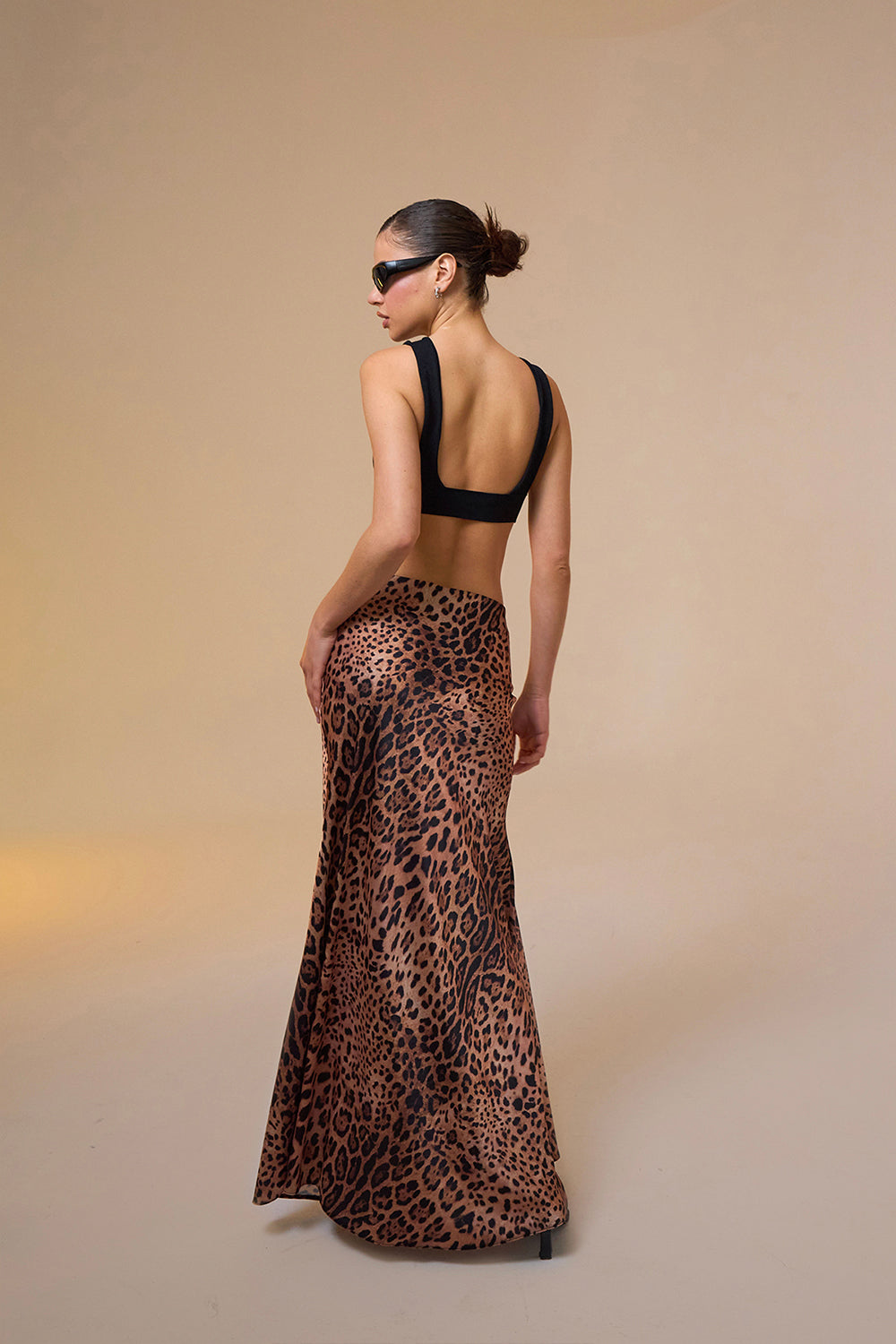 Mozto-Larissa Leopar Printed Maxi Skirt-Etek-4-fleurdirect.live
