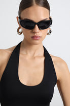 Zyra Halter Yaka Modal Top - 6