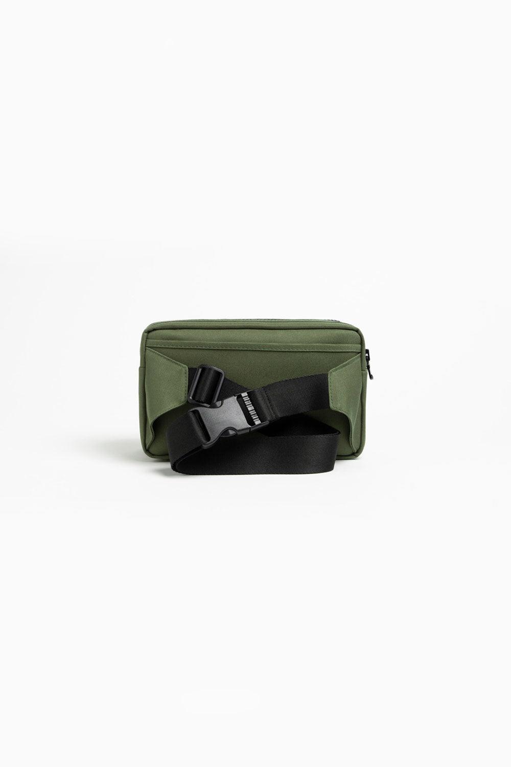 Muni Bum Bag-Khaki Double Bumbag-Bel Çantası-3-fleurdirect.live