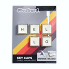 Mustard-Mustard Beşli Klavye Tuşları Kişiselleştirilebilir Retro Kablo Düzenleyici-Kablo Düzenleyici-6-fleurdirect.live