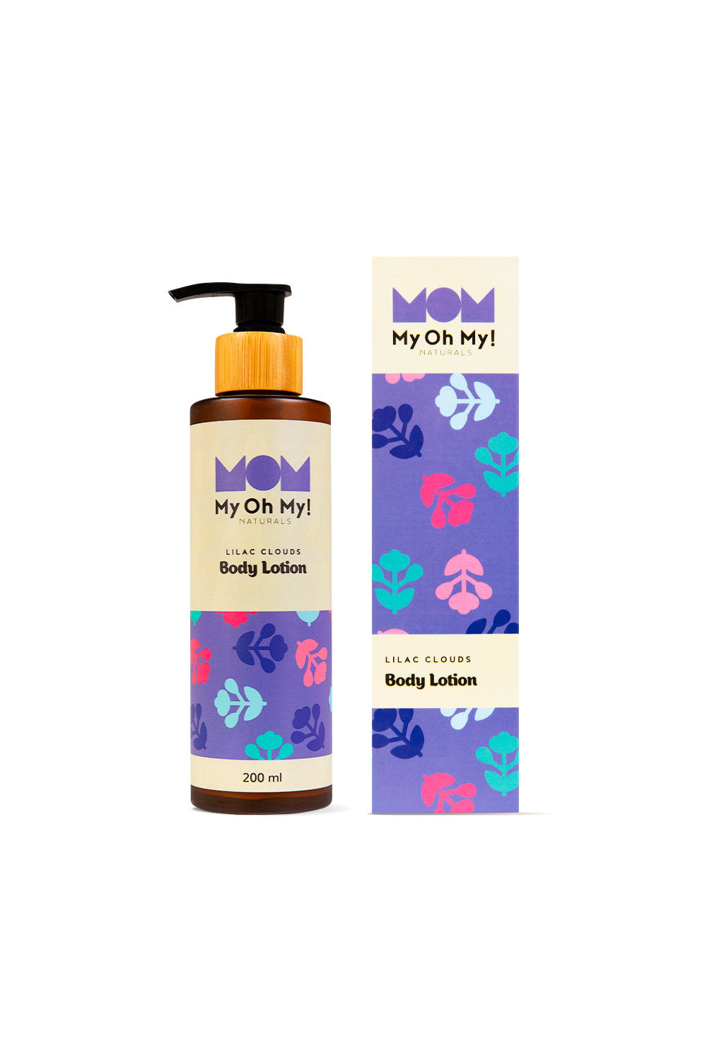 My Oh My! Naturals-Lilac Clouds Body Lotion | Doğal Çocuk Vücut Losyonu-Bebek Bakım Kremi-2-fleurdirect.live
