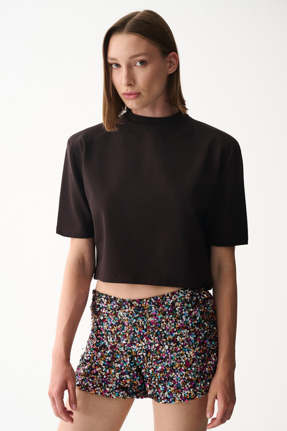 Naia-Miu T Shirt / Kahverengi-T-Shirts-3-fleurdirect.live