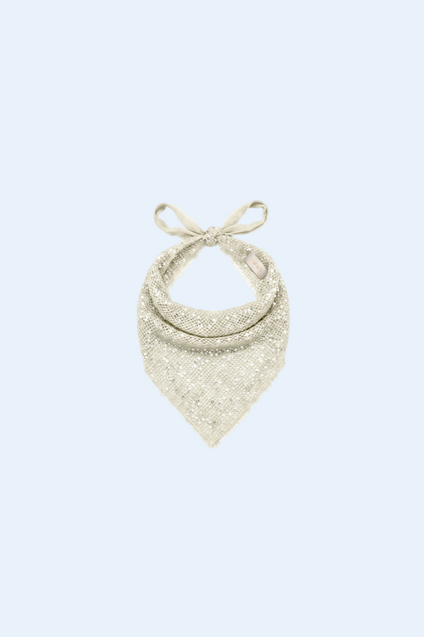 Calypso Payetli Bandana, Krem