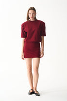 Naia-Miu T Shirt Elbi̇se / Bordo-Elbise-4-fleurdirect.live