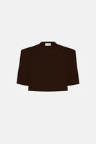 Naia-Miu T Shirt / Kahverengi-T-Shirts-1-fleurdirect.live