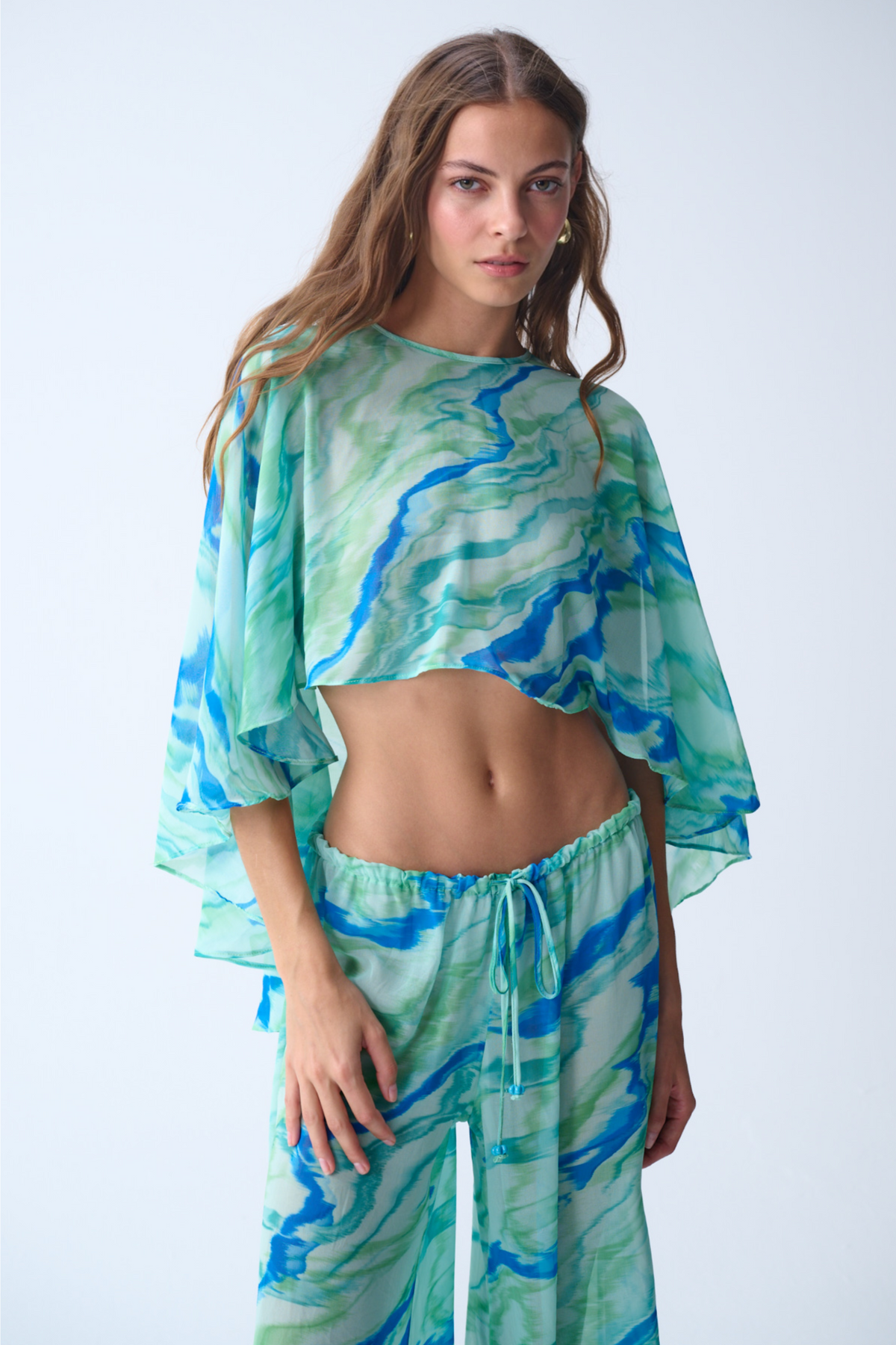 Summer Pantolon / MiNt Desenli