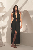 Naïve Atelier-Goldie Elbise Siyah-Elbise-1-fleurdirect.live