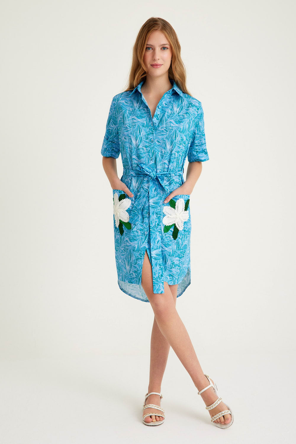 Nammu-Mini Gömlek Elbise-Elbise-2-fleurdirect.live