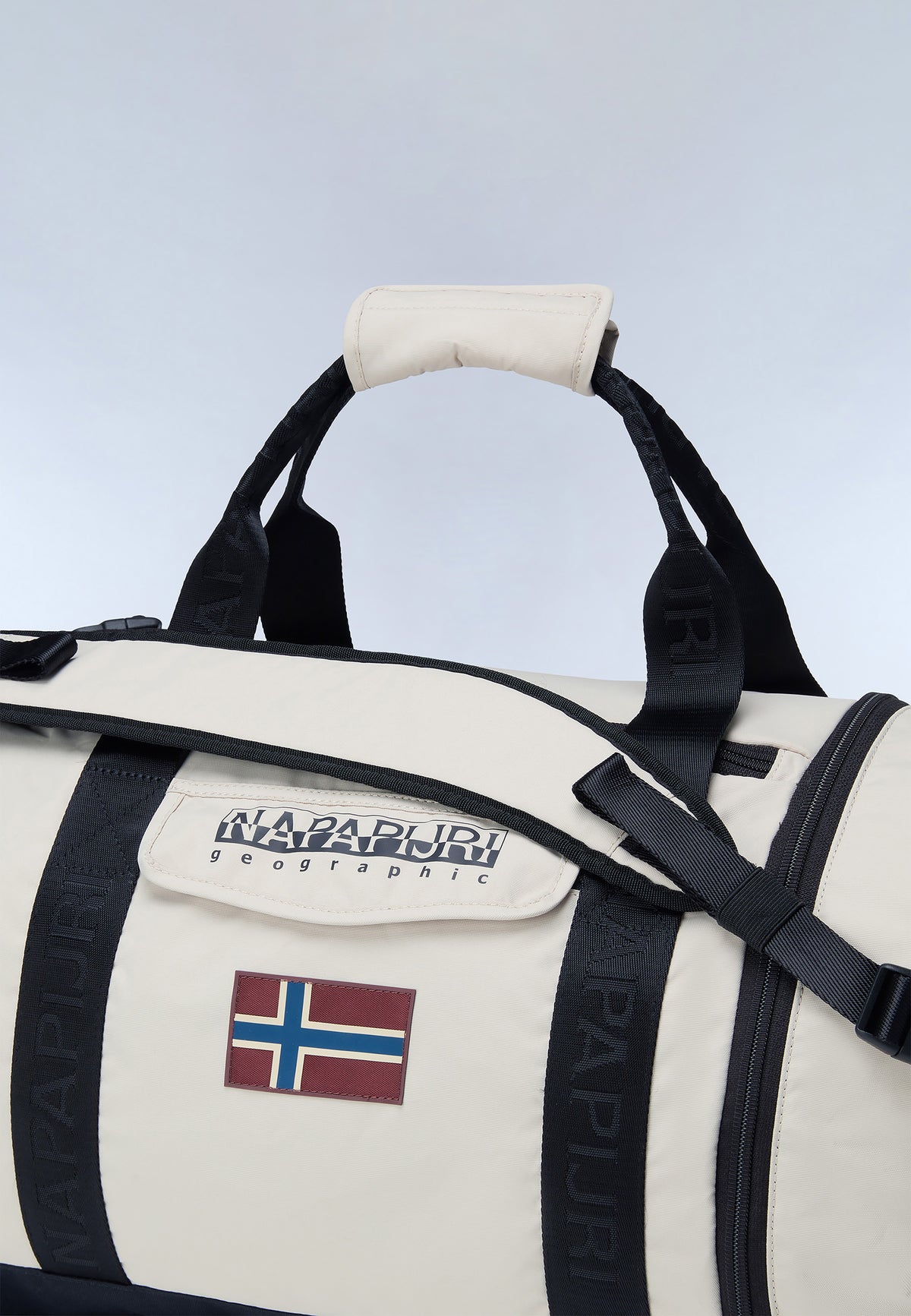 Napapijri-Bering Travel Beige Silver N90-Bavul & Seyahat Çantası-3-fleurdirect.live