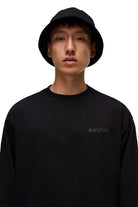 Napapijri-Coldirai Black Heron Uzun Kollu Siyah T-Shirt-T-Shirts-3-fleurdirect.live