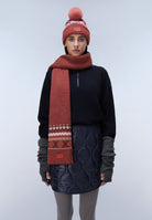Napapijri-F-Soiusa Scarf W Red Sauce-Atkı-2-fleurdirect.live