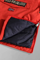 Napapijri-Kids Rainforest Pocket 2 Red Poppy-Yağmurluk-5-fleurdirect.live