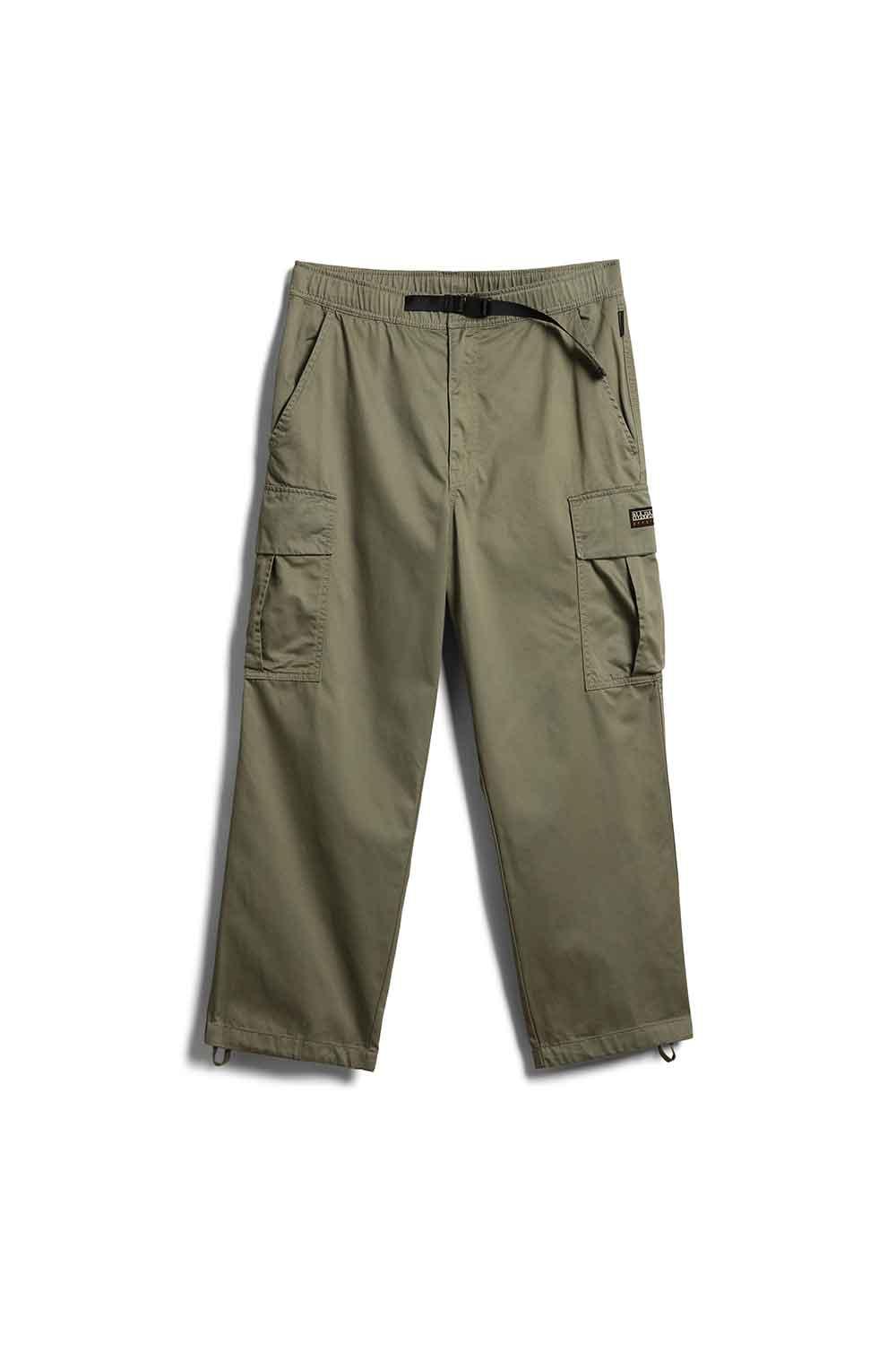 Napapijri-M-Dru Pant Green Lichen-Pantolon-1-fleurdirect.live