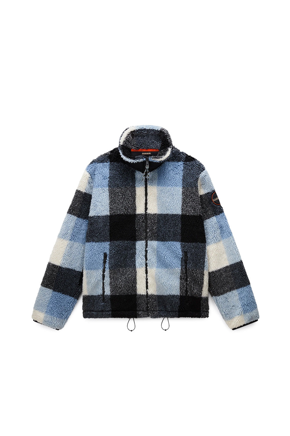 Montepiana Check Cby Relaxed Fit Fermuarlı Peluş Mont - 0