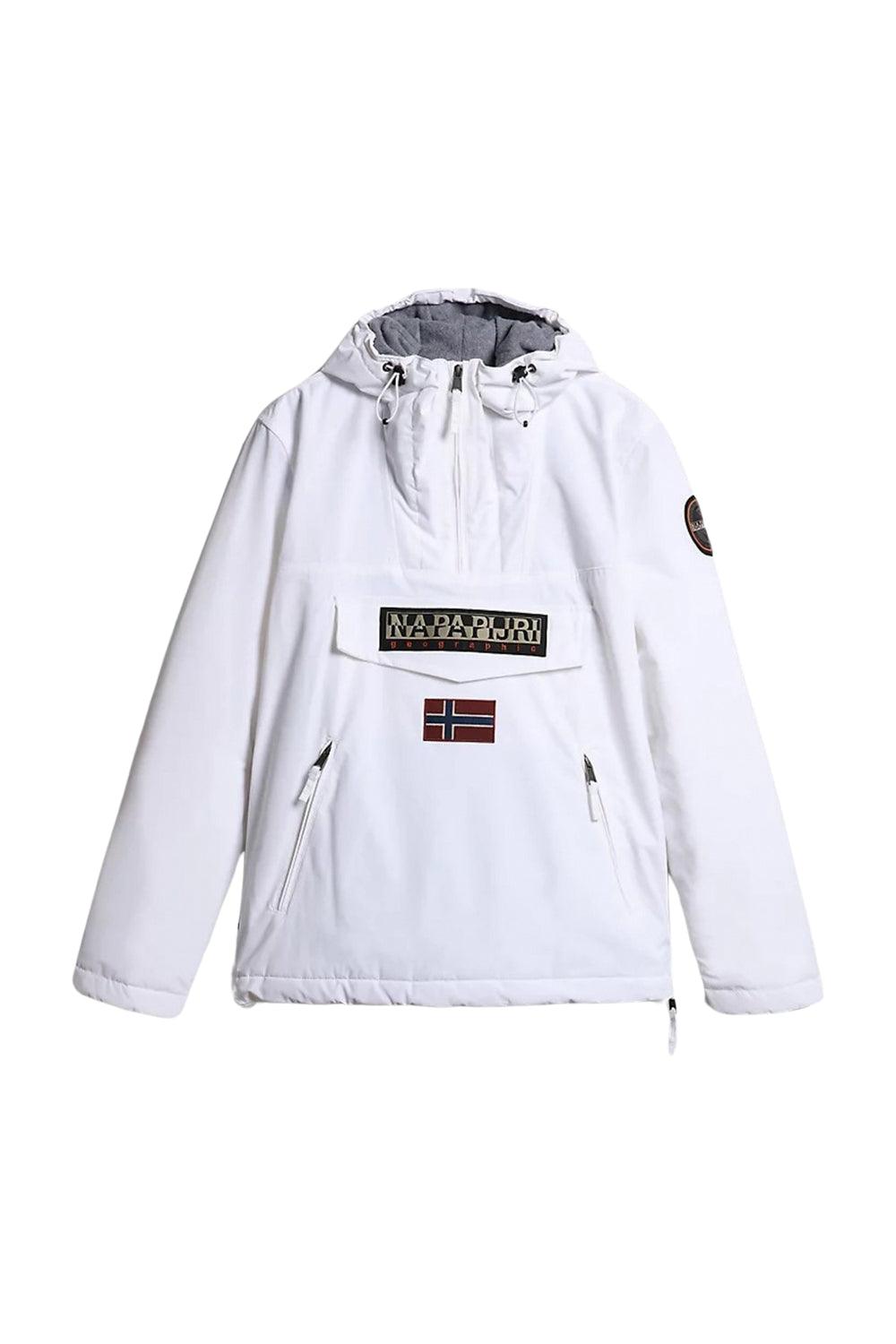 Napapijri-Rainforest Pocket 2 Bright White-Yağmurluk-1-fleurdirect.live
