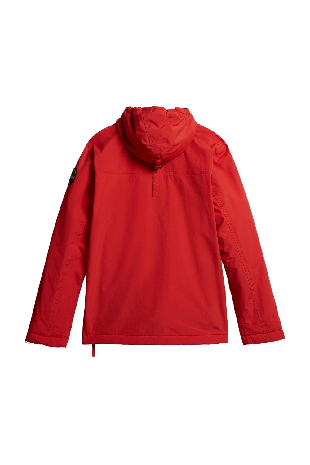 Napapijri-Rainforest Pocket 2 Red Poppy-Yağmurluk-7-fleurdirect.live