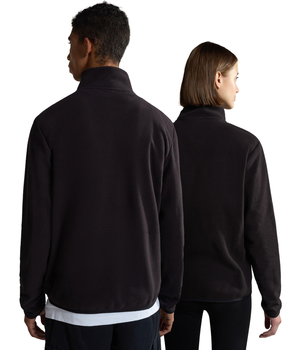 Napapijri-T-Burgee HZ Black-Sweatshirts & Hoodies-2-fleurdirect.live
