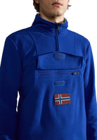 Napapijri-T-Burgee HZ Blue Mazarin-Sweatshirts & Hoodies-7-fleurdirect.live