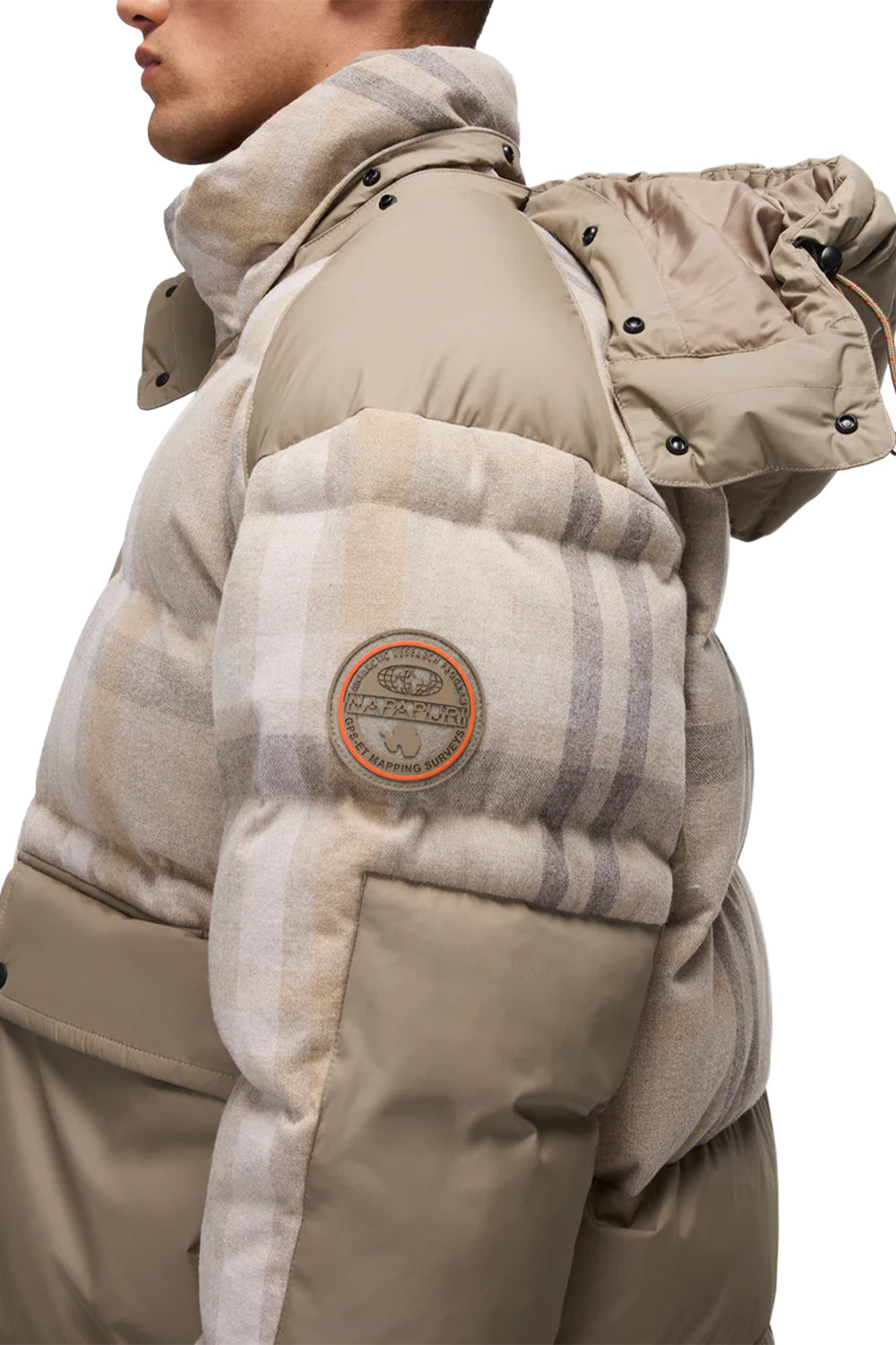 Napapijri-Napapijri ThermoFibre® Tires Puffer CORDURA® Jacket Yeşil Erkek Mont-Mont-9-fleurdirect.live