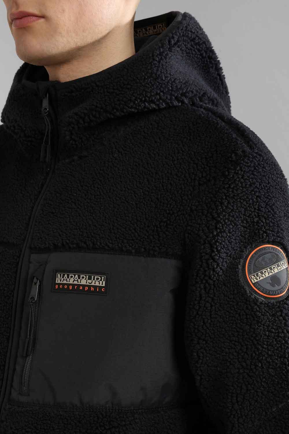Napapijri-Yupik Full Zip Hoodie Fleecewear-Sweatshirts & Hoodies-4-fleurdirect.live