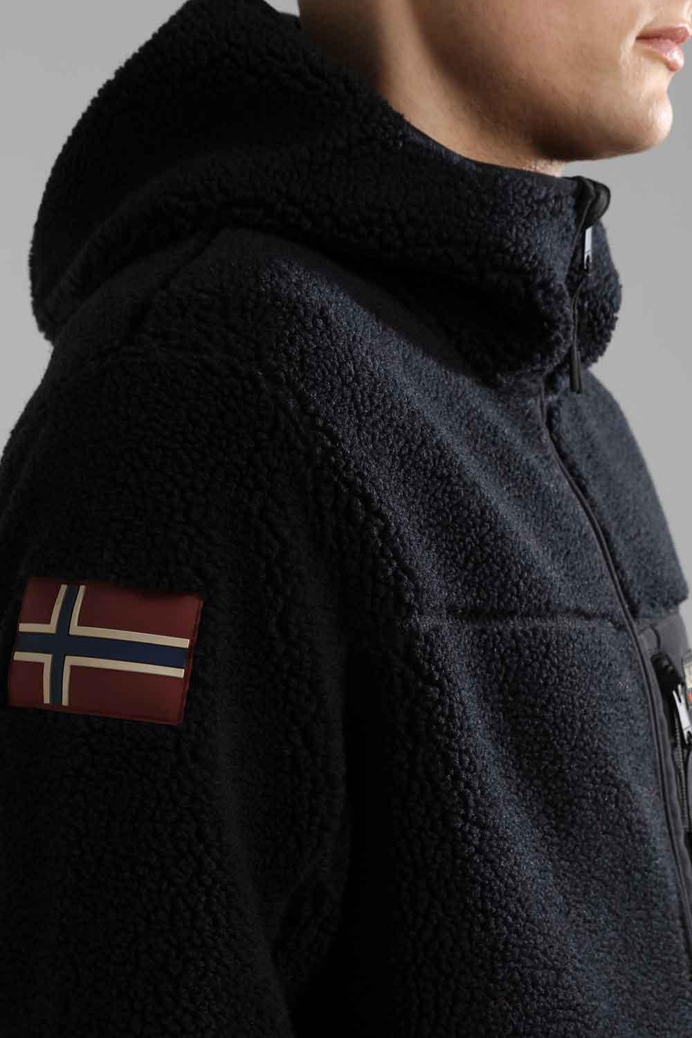Napapijri-Yupik Full Zip Hoodie Fleecewear-Sweatshirts & Hoodies-5-fleurdirect.live