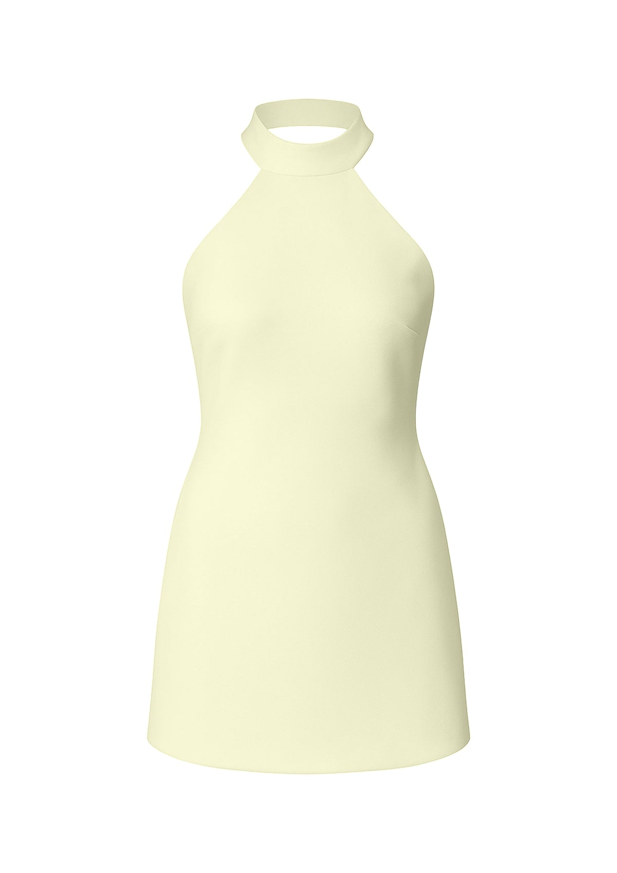 Marcel Mini Krep Elbise Sarı - 4