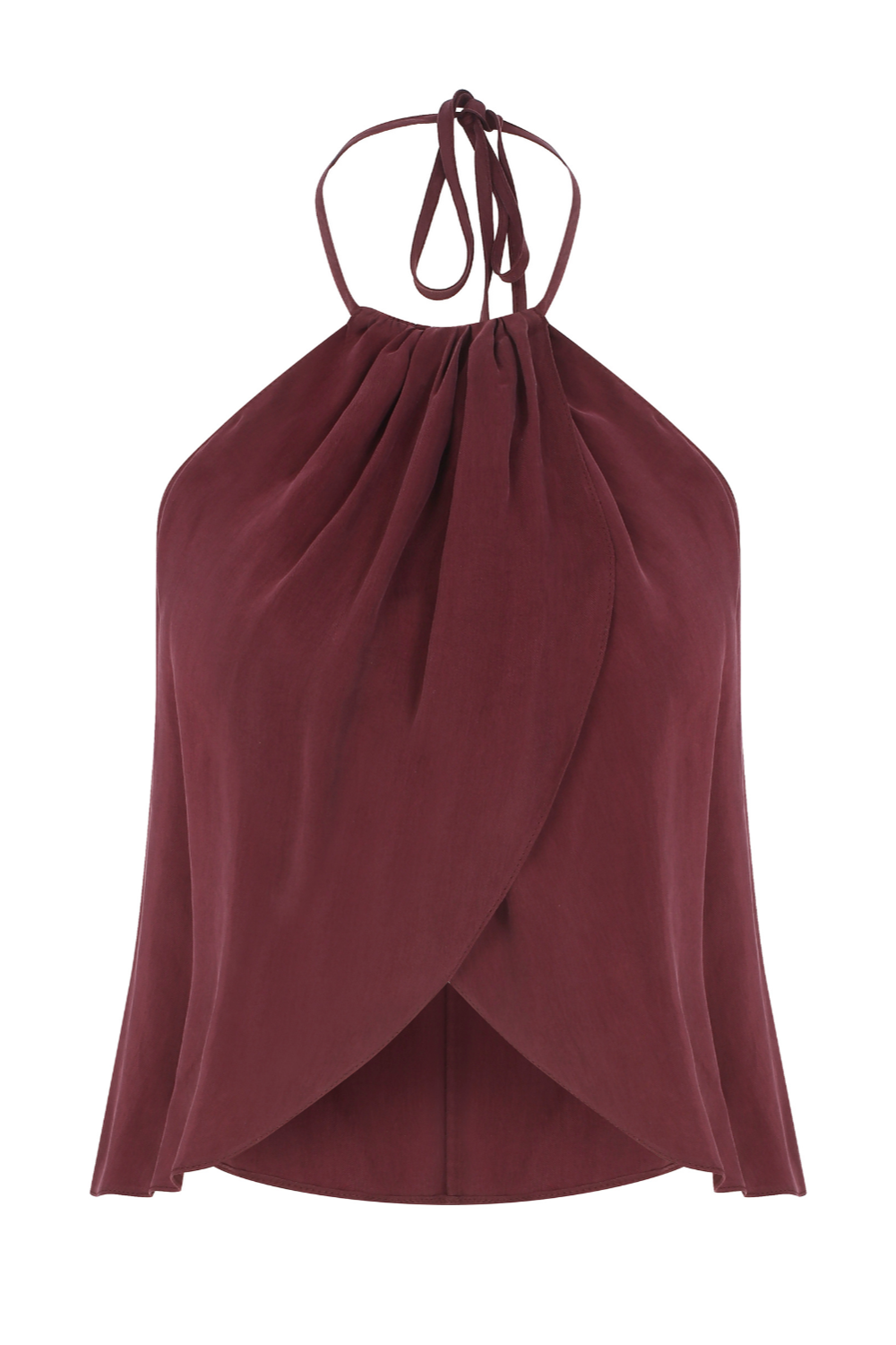 Mui Modal Top Red Plum